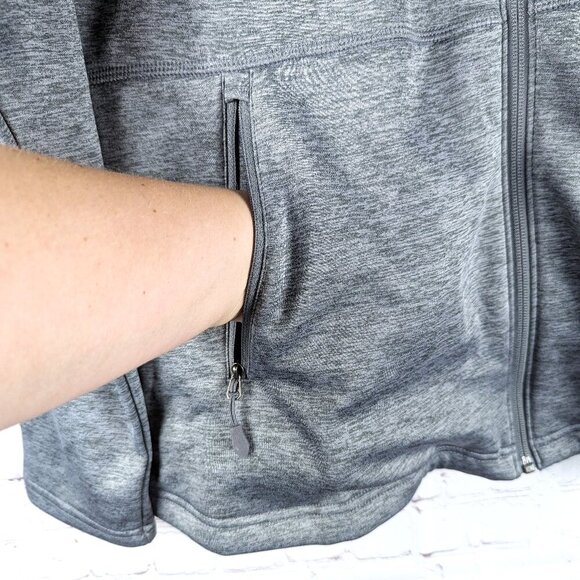 Kirkland Signature Gray Heather Zip Jacket Large - Picture 4 of 4